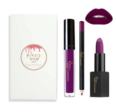 3 in 1 Lip Set Matte Lipstick & Lip Stain & Lip Liner Gift Kits