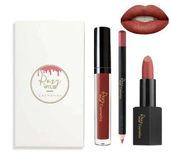 3 in 1 Lip Set Matte Lipstick & Lip Stain & Lip Liner Gift Kits