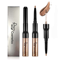 Color Matte Liquid Lipstick+Lip Liner Double-Headed Long Lasting