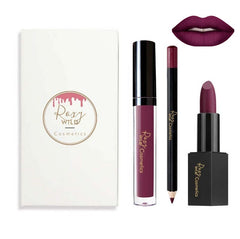 3 in 1 Lip Set Matte Lipstick & Lip Stain & Lip Liner Gift Kits