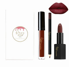 3 in 1 Lip Set Matte Lipstick & Lip Stain & Lip Liner Gift Kits